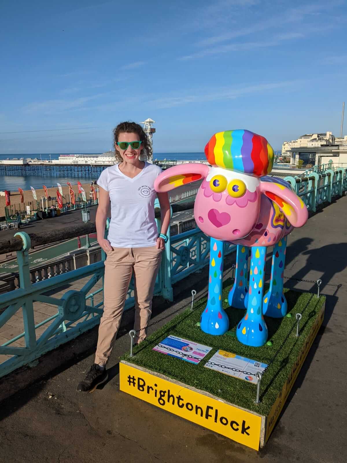 EWE with Shaun the Sheep in Brighton